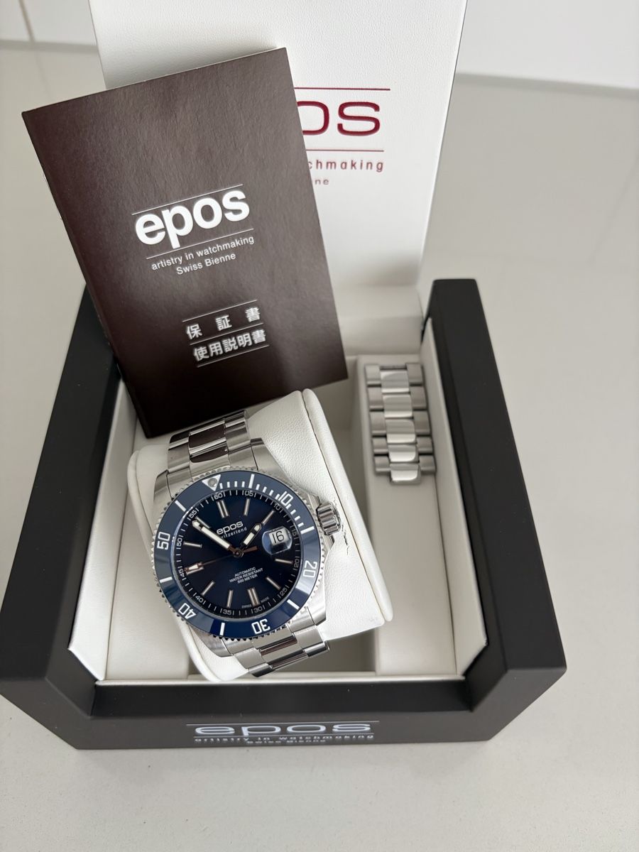 Epos Orologi: Neuwertige Epos 3504 Diver blau – Nuovo (secondo la descrizione) da Zürich venduto da masako 6