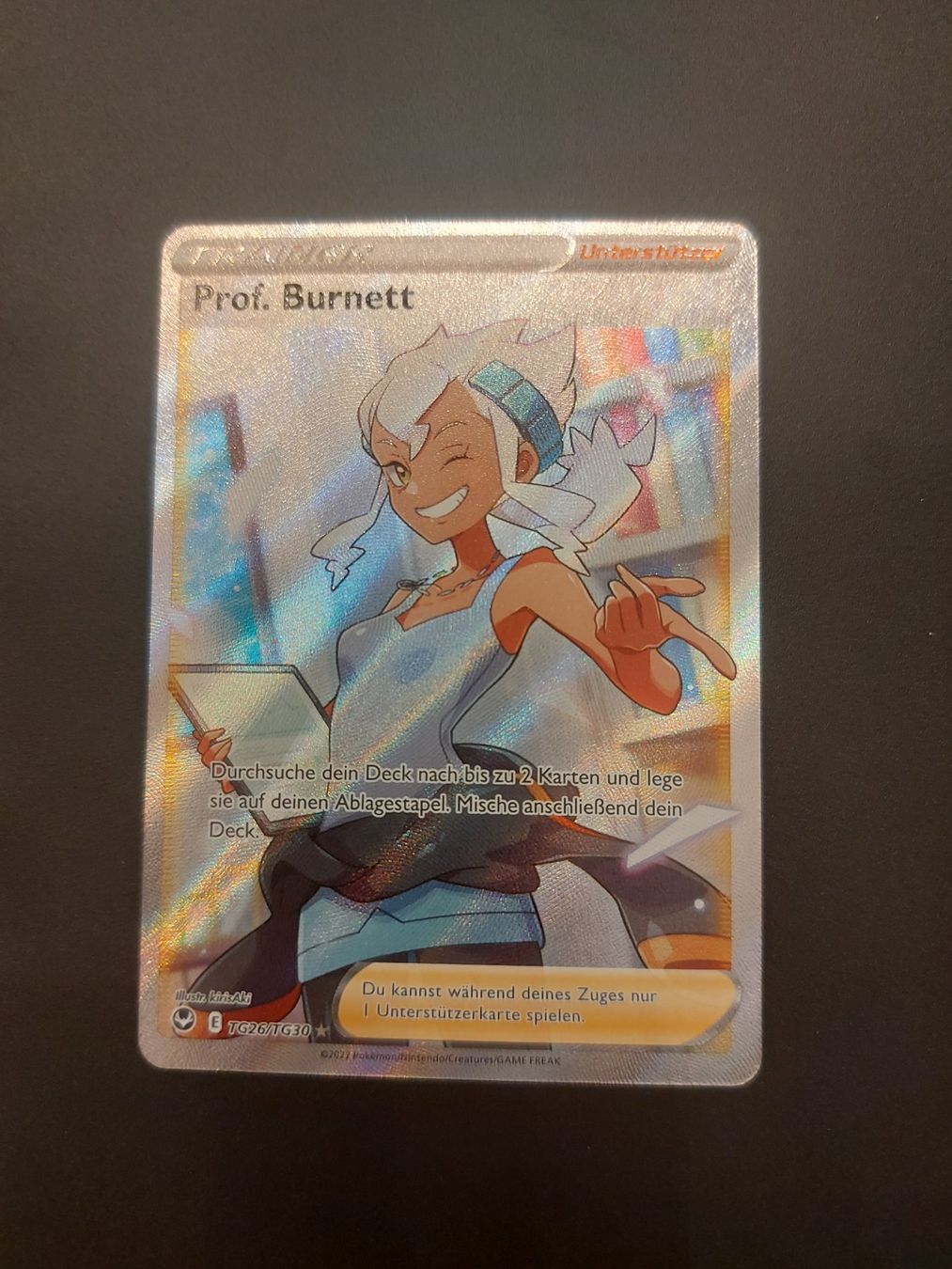 Pokémon Carte collezionabili: Prof. Burnett TG26 Silver Tempest DE – Usato da Biasca venduto da Sara_Poke123