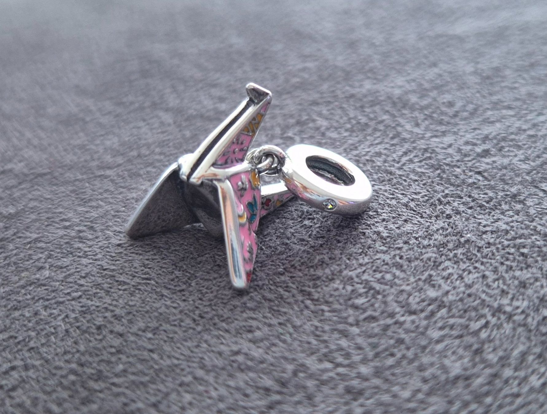 Anhänger: Silber Charm Origami +Garantie – Neu (gemäss Beschreibung) aus Rotkreuz von Carbone_Bijou-Shop 1