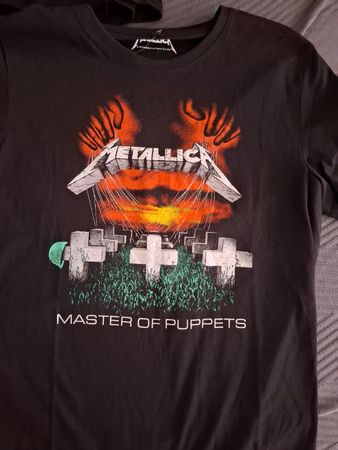 Maglietta Metallica blink 182 Iron maiden