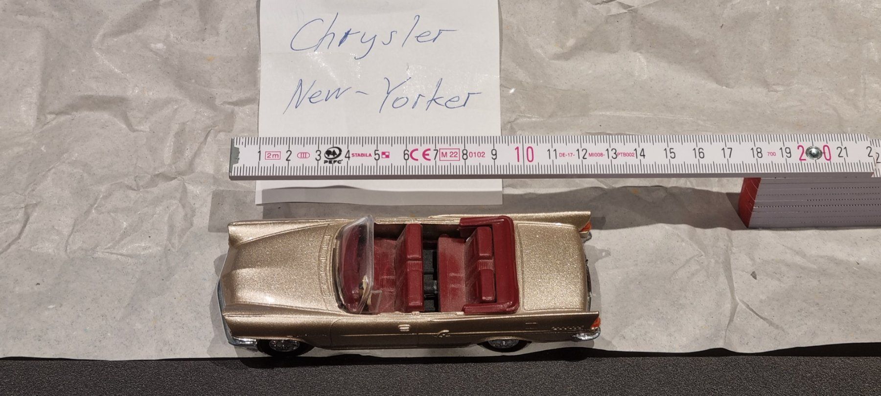 Chrysler Modellini d'auto: Modellauto Chrysler New-Yorker – Usato da Lachen SZ venduto da LinDiscount 1