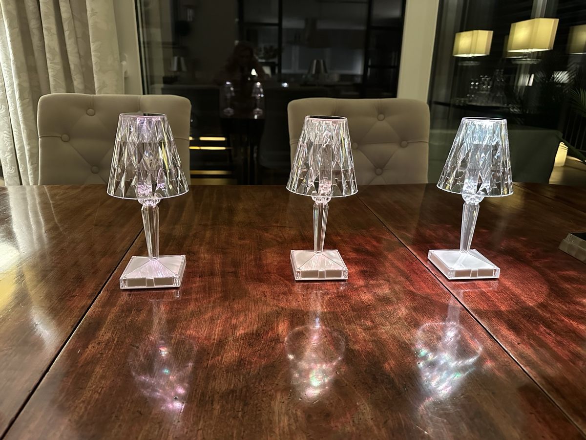 Lampen: Tischlampe kabellos Kartell Style – Neu und originalverpackt aus Oberaegeri von r.gruyters 1