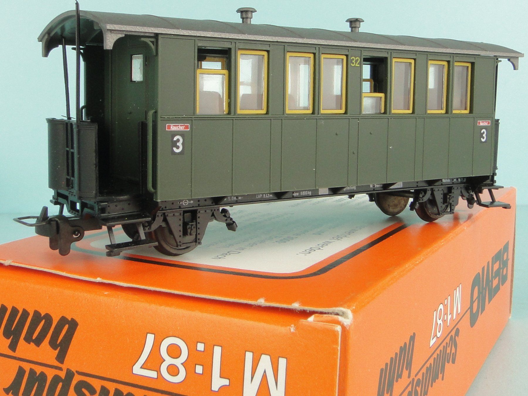 Bemo Modellini di ferrovie: BEMO Länderbahn Wagen 3. Kl. – Usato da Bülach venduto da cann11