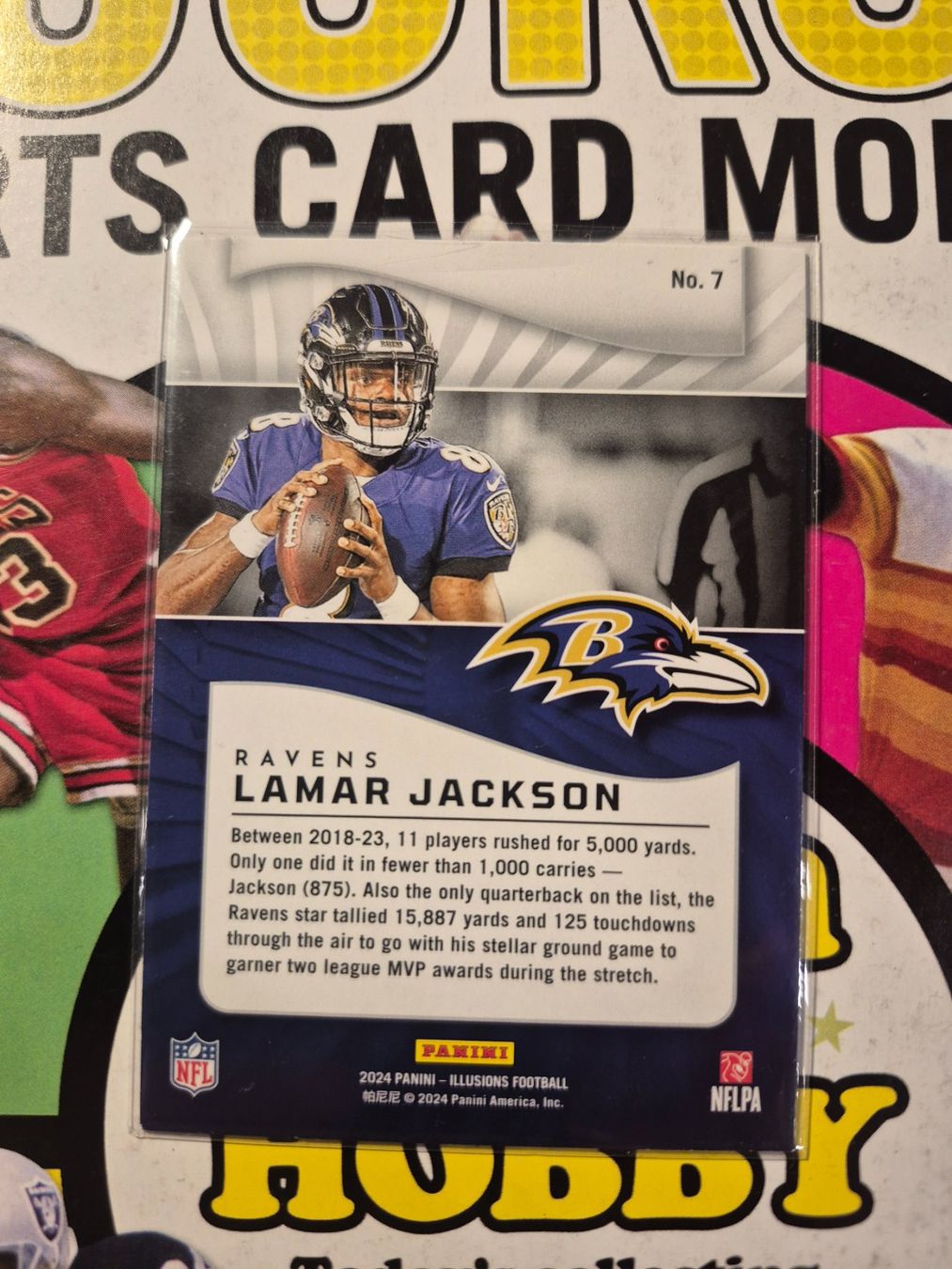 Panini Carte collezionabili: NFL Lamar Jackson Baltimore Ravens – Usato da Treiten venduto da Sauber73 1