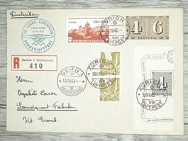 TR105 Enveloppe Suisse + Timbre 1943