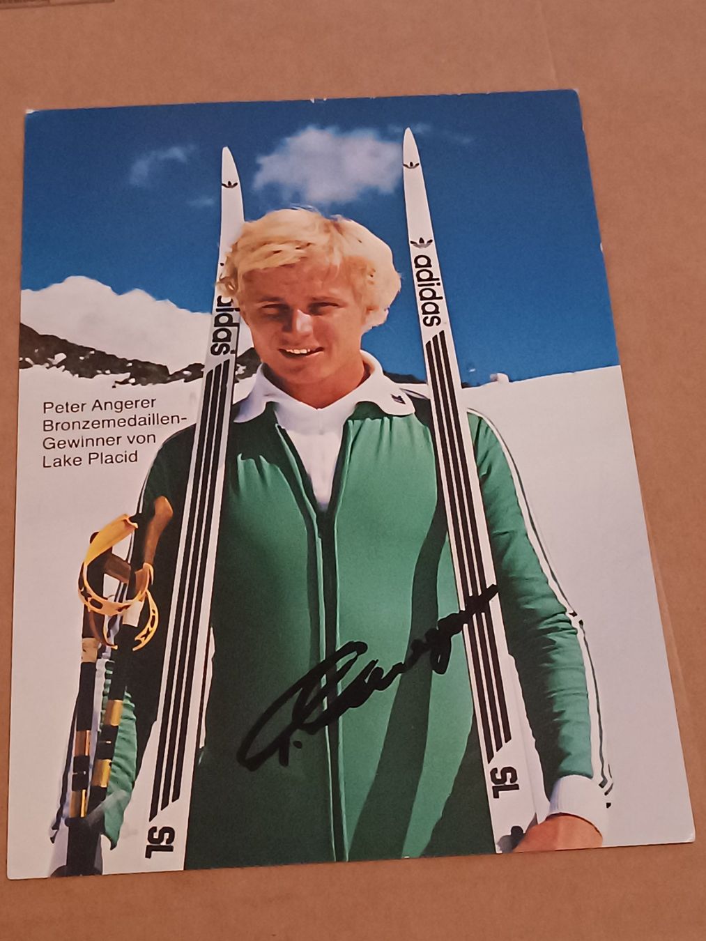 Autogramme: Peter Angerer - Olympiasieger - handsigniert – Gebraucht aus Menziken von Autogramme