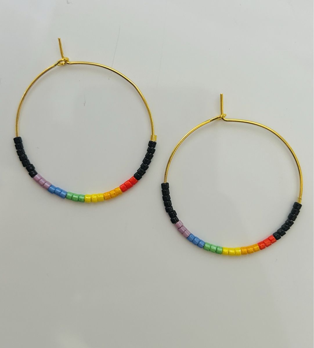 Orecchini pendenti & Orecchini a lobo: Boucles d’oreilles neuves, Pride, Handmade – Nuovo e nell'imballaggio originale da Carouge GE venduto da Emilynette 2