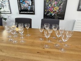 9 Rotwein- und 9 Weisswein-Gläser von Villeroy & Boch