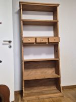 Massivholz Regal mit 3 Schubladen