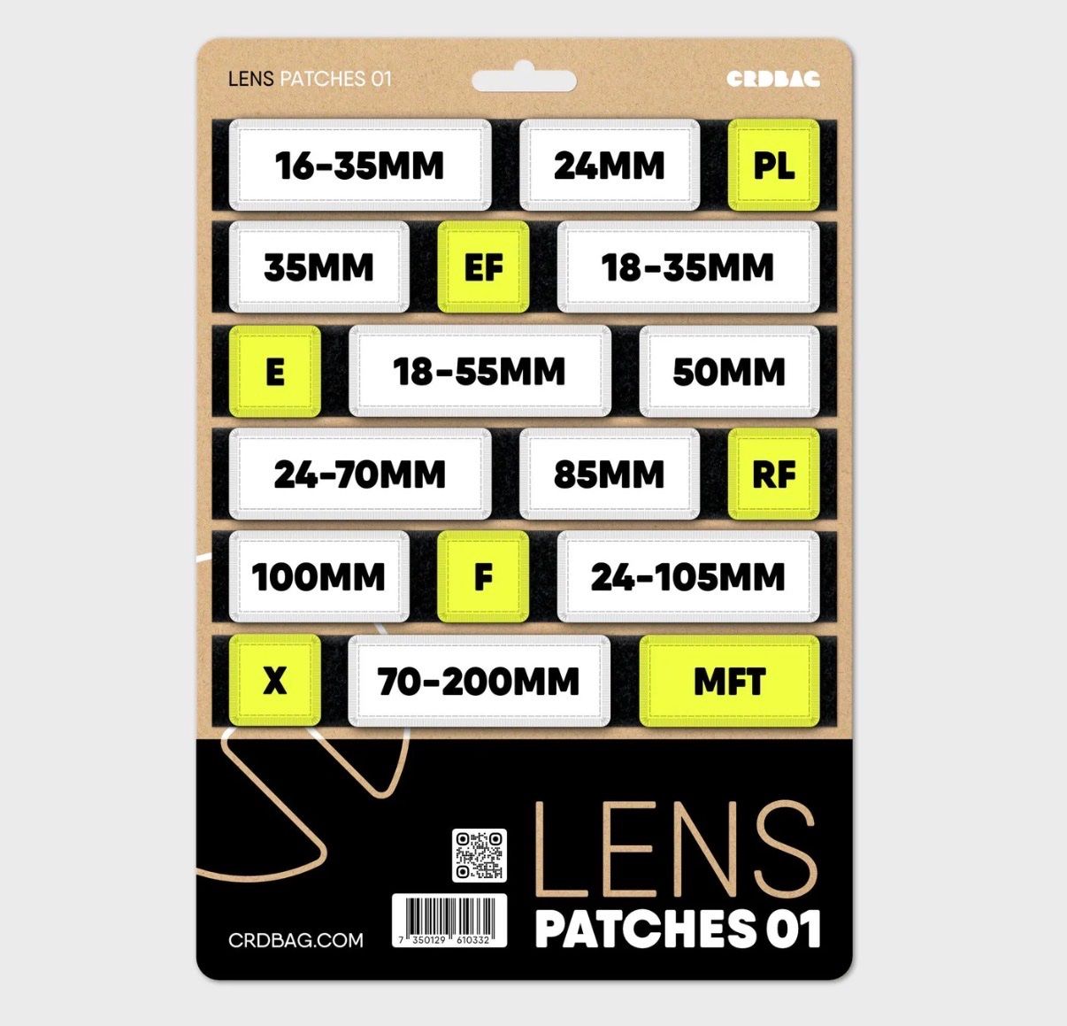 Toppe: CRDBAG Patch Lens Patches 01 – Nuovo e nell'imballaggio originale da Rütschelen venduto da S_ii_m_u 1