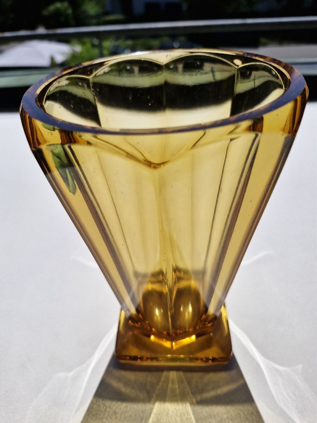 Vasi & Recipienti: Vase Glas Amber  Art Deco – Usato da Zürich venduto da Secretariat11