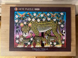 Puzzle Heye – Wild Cats Family (Tinga Tinga) – 1000 pièce