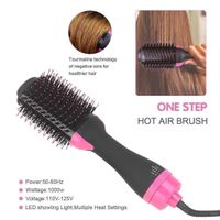 2 in1 Haartrockner Warmluftbürste Rundbürstenföhn Hair Dryer