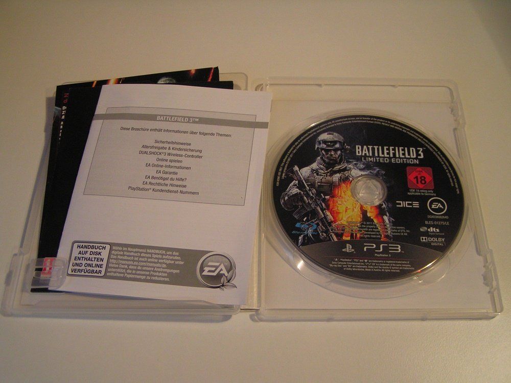 Sony Spiele: Battlefield 3 Limited Edition PS3 Top Zustand – Neu (gemäss Beschreibung) aus Pfungen von Himbogame 2