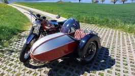 BSA A65 Gespann ab MFK (Pendant zu Norton oder Triumph)