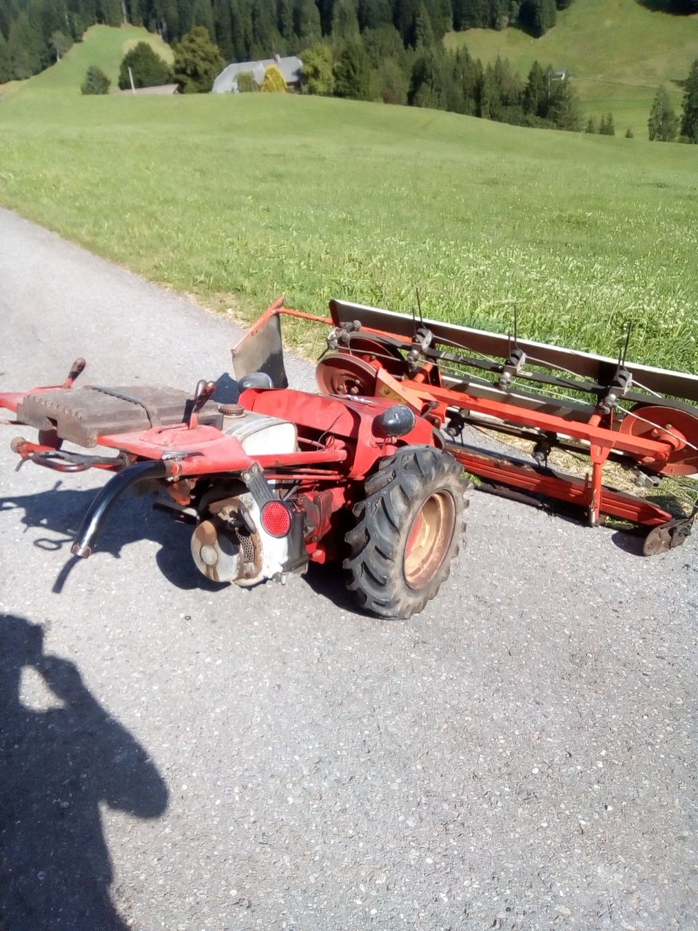 Bucher Tutte le macchine: Motormäher Bucher mit Bandeingraser – Usato da Schangnau venduto da senn6 1