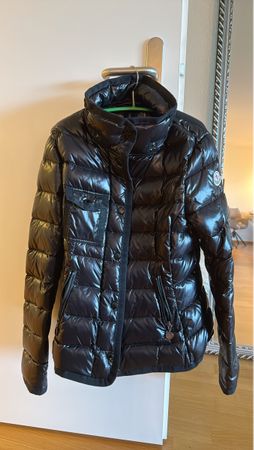 Schwarze Daunenweste von Moncler, Grösse 2, Top Zustand