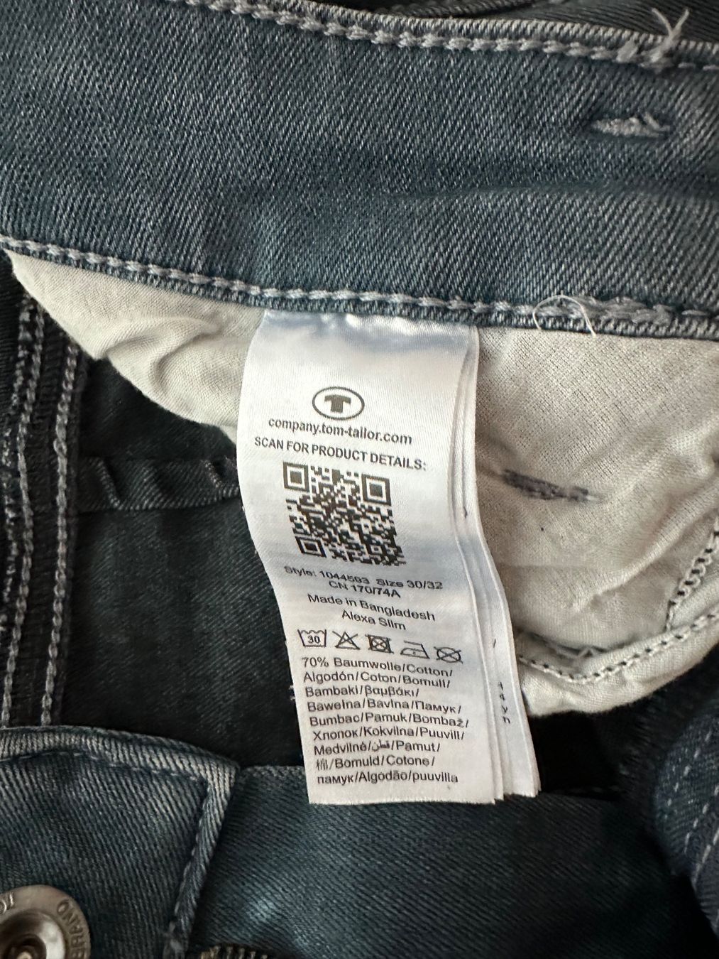 Tom Tailor Jeans: Tom Tailor Jeans Alexa Slim W30/L32 – Usato da Würenlos venduto da gtvlady_82 2