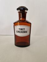 Alte Apothekerflasche TINCT. CINCHONAE / flacon pharmacie
