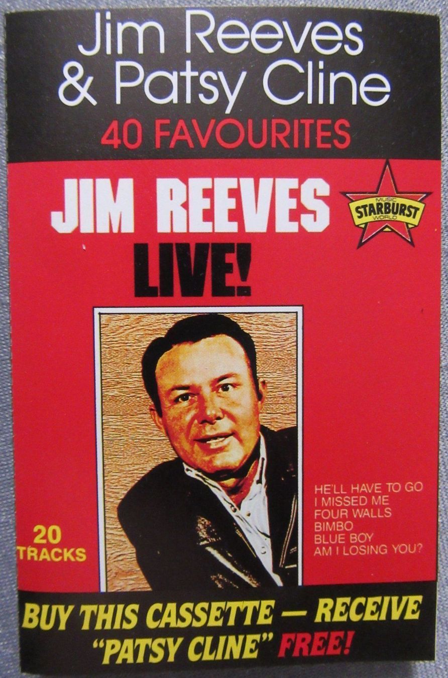 Musicassette: Jim Reeves & Patsy Cline - 40 Favourites - Musikkassette – Usato da Auenstein venduto da Padabimbim