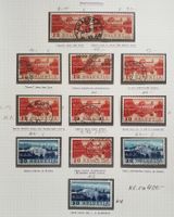 211-12, Lot Abarten, diverse Plattenfehler Kt. ca. 400.-