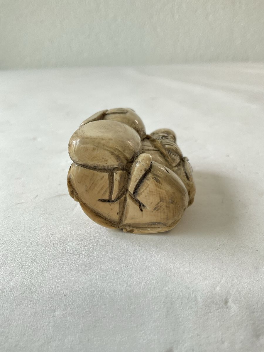 Statuette: Ancien netsuke sculpté  – Usato da Malleray venduto da Robot12 4