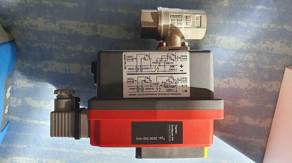 Armaturen: elektrische Absperrarmatur MOD.: H10 Type J2 – Gebraucht aus Hägendorf von CLBPL4 3