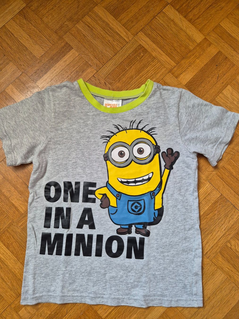 Camicie, T-shirt & Polo: Minions T-Shirt, grau, Gr. 122/128 – Usato da Dietikon venduto da grafad