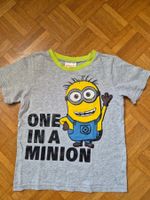 Minions T-Shirt, grau, Gr. 122/128
