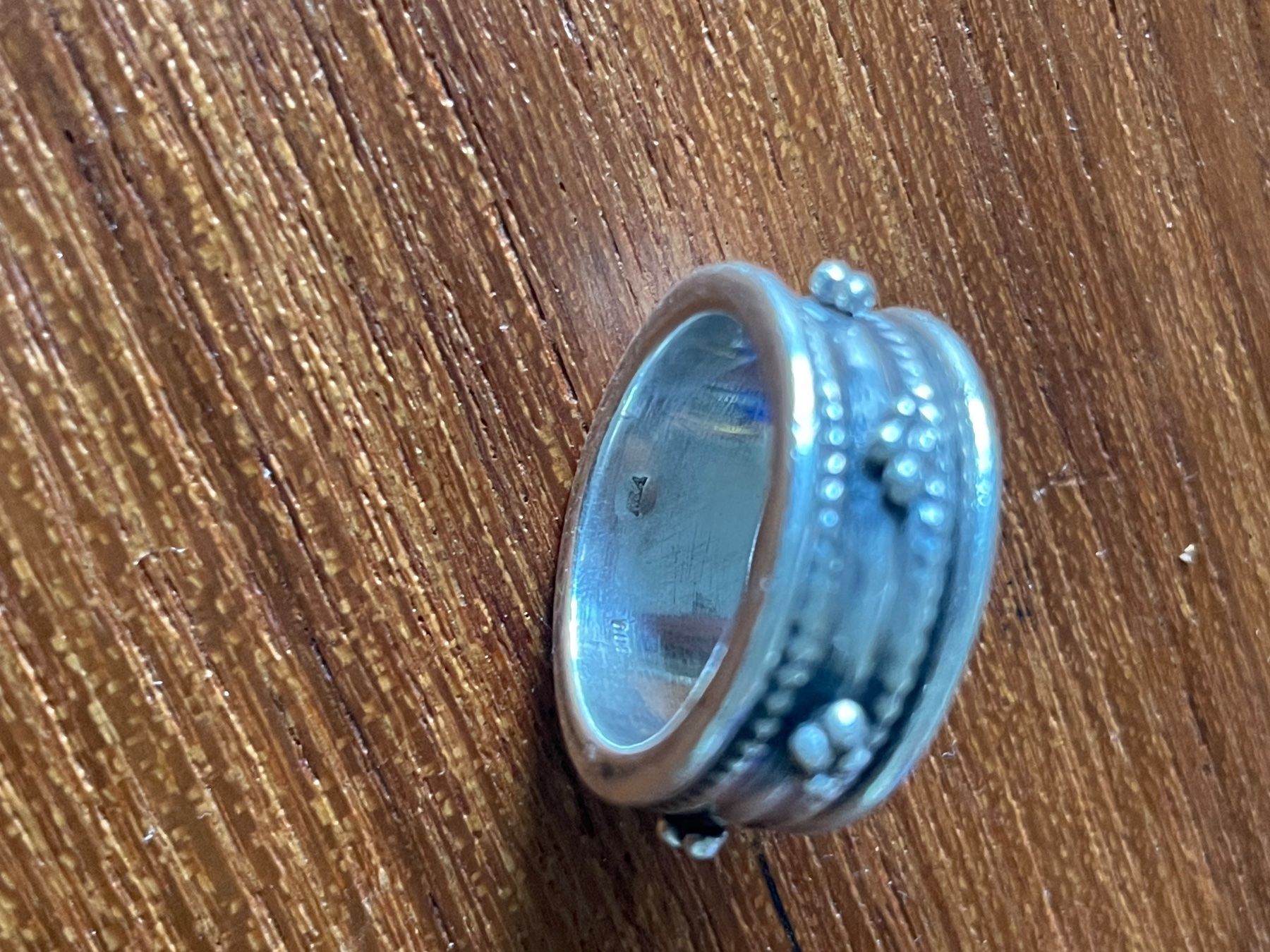 Anelli: Silberring Spinning Ring Drehbar – Usato da Bern venduto da VincentCassel 1