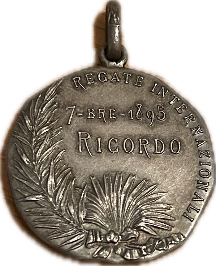 Medaglie: Ticino-Lugano 1895, Regate Internazionale, Versilbert  – Usato da Breganzona venduto da Milesbo
