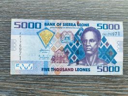 Sierra Leone 5'000 Leones 2010 !!!!!!