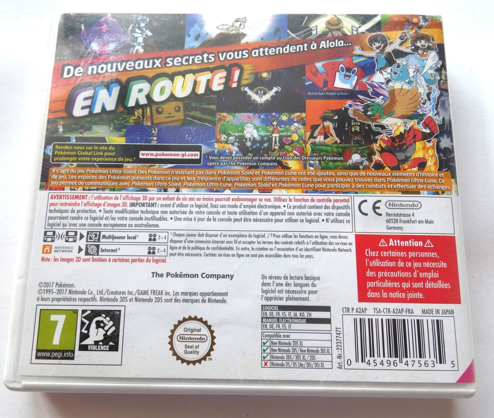 Nintendo Giochi: Nintendo 3DS - POKEMON Ultra-Soleil – Usato da La Sarraz venduto da classicworldcoins 1