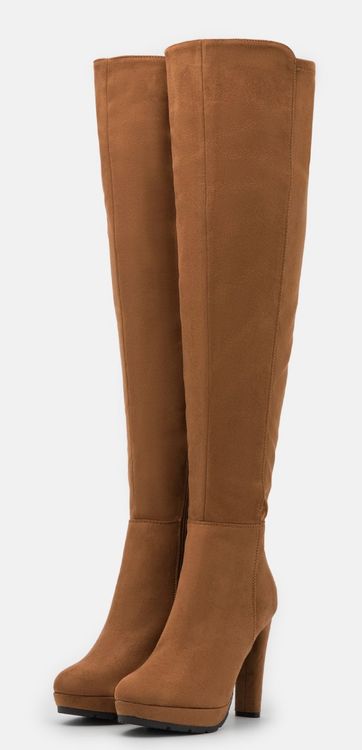 Hitmars Overknees Stiefel Damen - Wildleder Stiefel Gr. 35-43