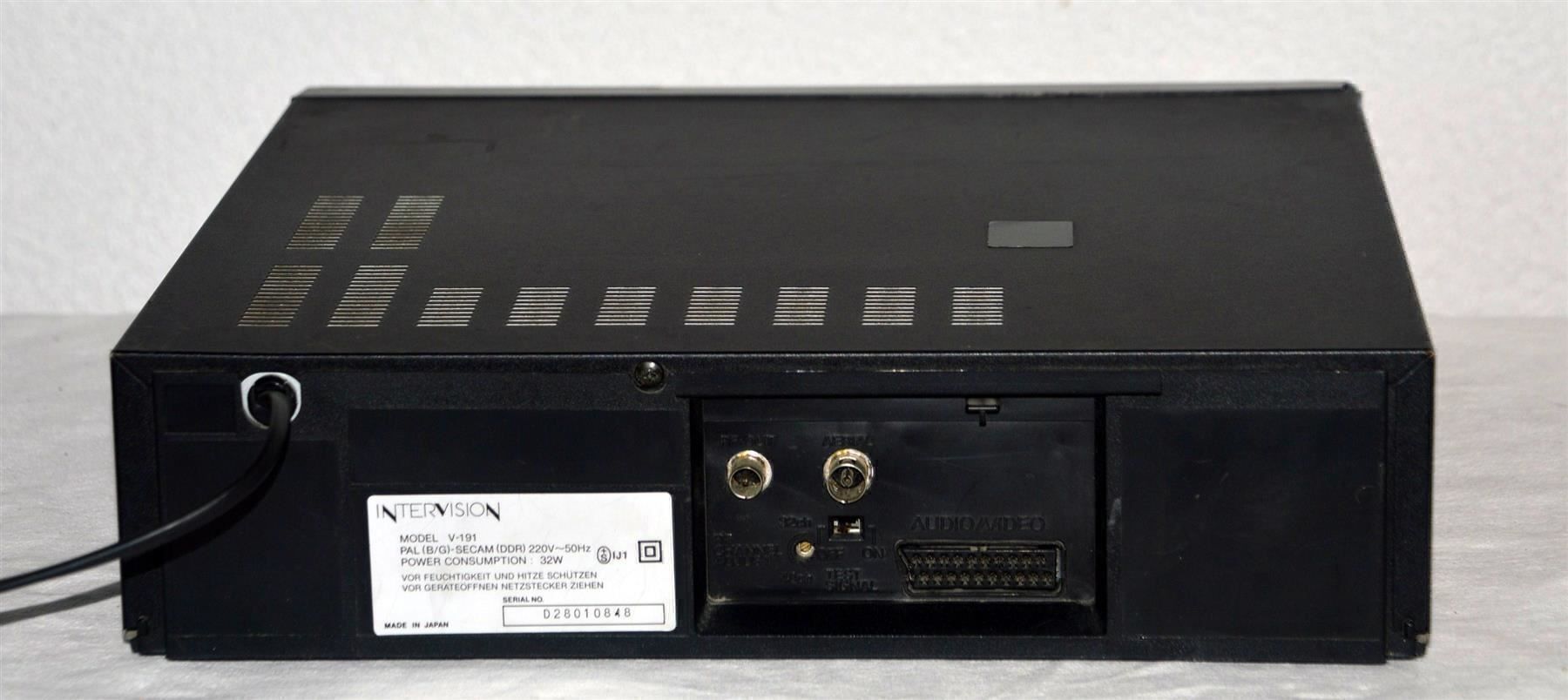 Registratori: Videorecorder VHS Intervision V-191 – Usato da Collonges venduto da arashee 2