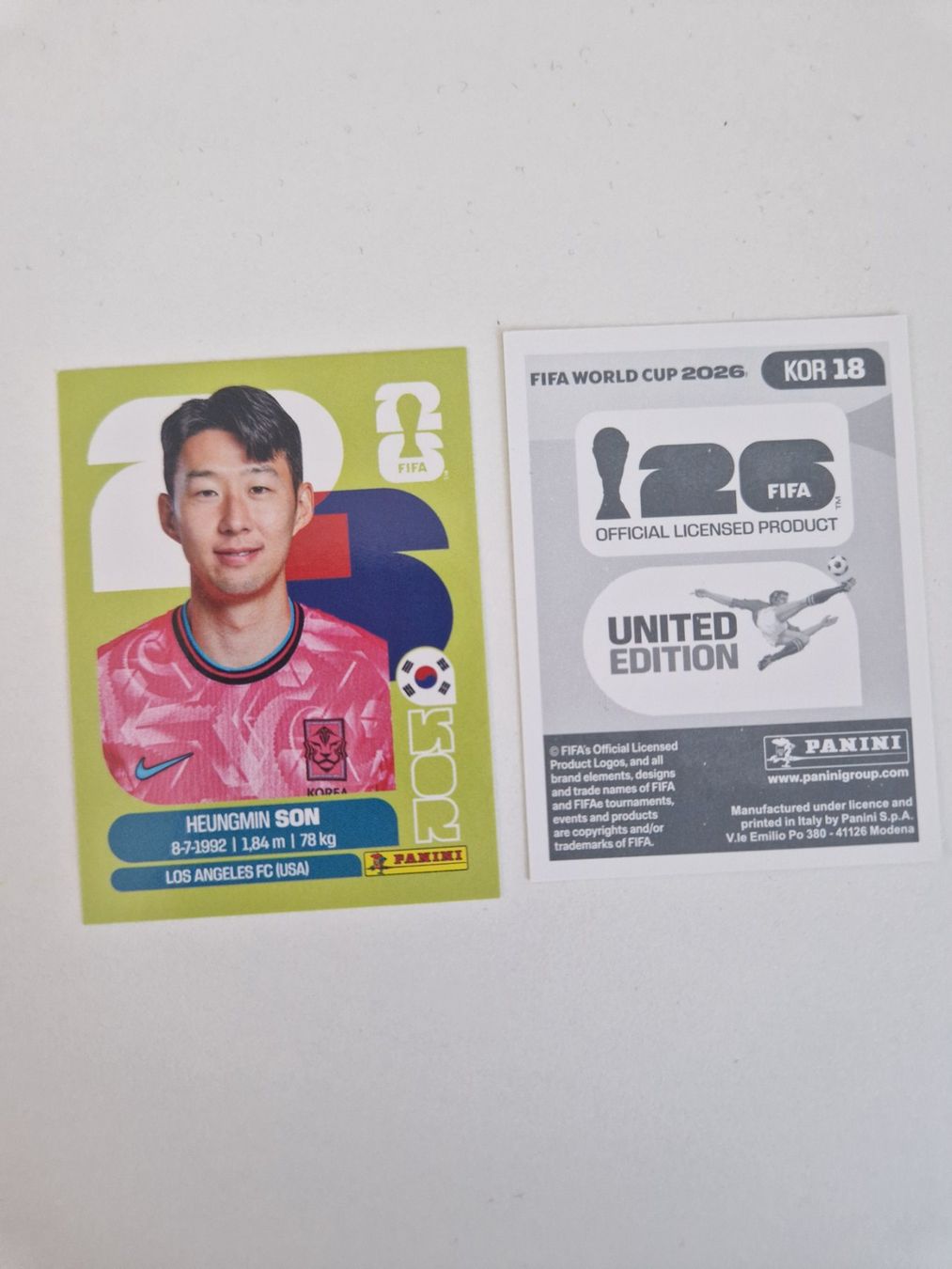 Panini Cartes à collectionner: Panini Sticker KOR18 – Neuf (Voir description) à Stüsslingen par white_angel86