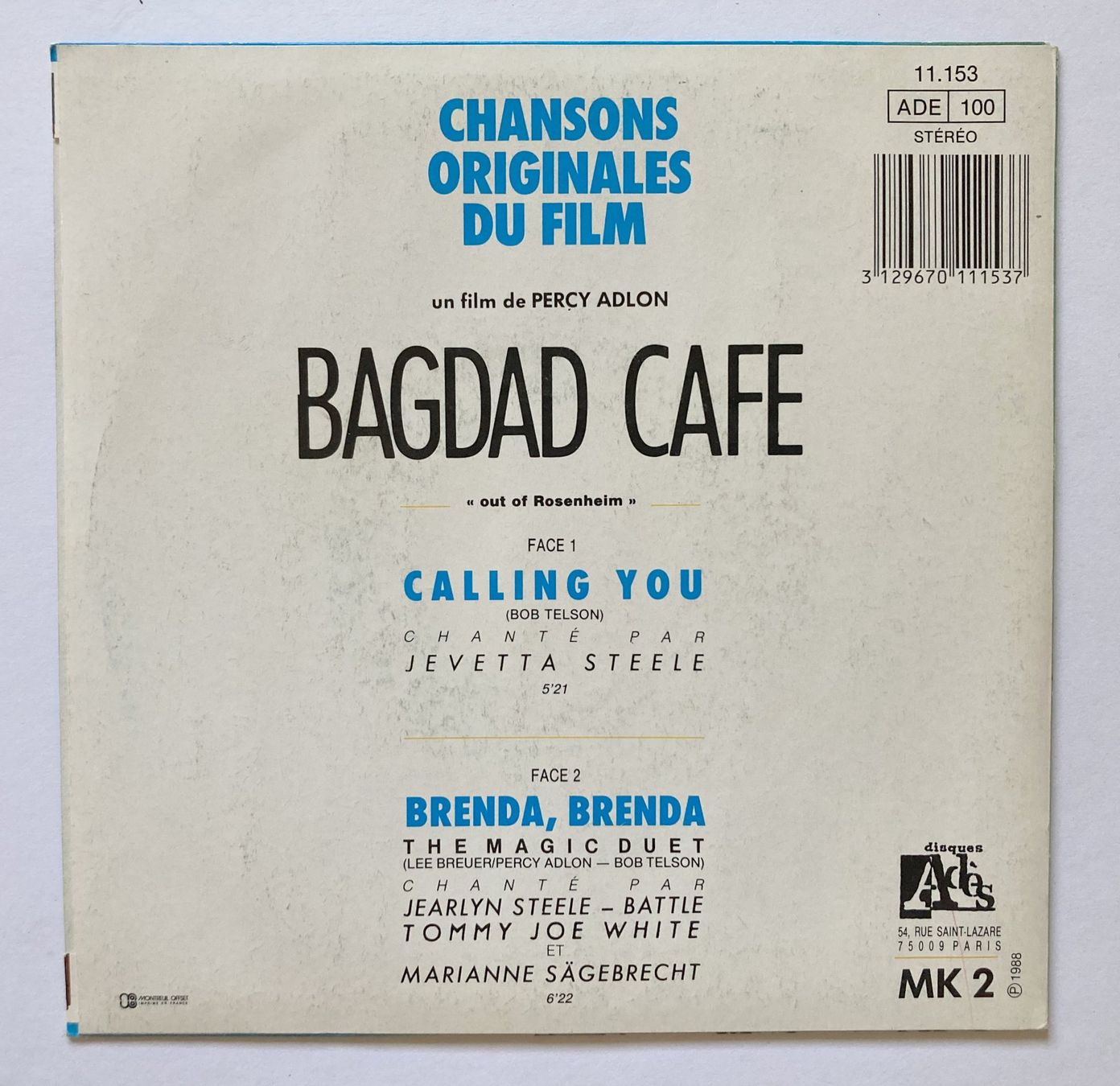 Schallplatten: JEVETTA STEELE - CALLING YOU – Gebraucht aus Bottens von hotter-than-hell 1
