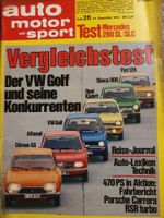 AMS 26/74 Golf Fiat 128 Citroen GS Simca 1100 280 SL SLC xx