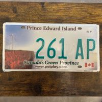 🇨🇦 Autoschild, Prince Edward Island 261 AP - Kanada