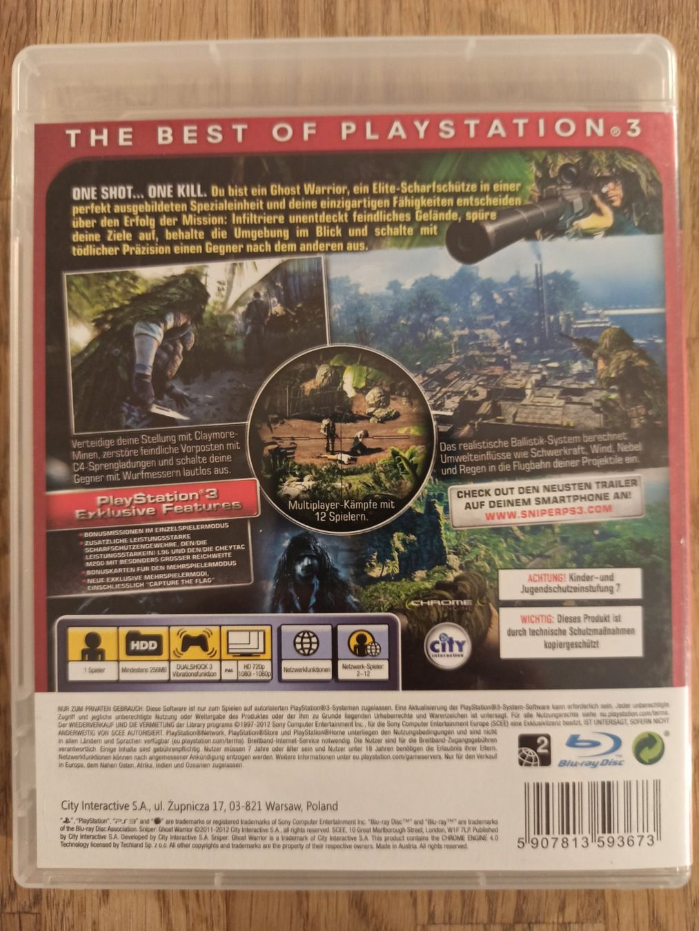 Giochi: Sniper Ghost Warrior [Essentials] PS3 – Usato da Oberweningen venduto da mar_87mx 1