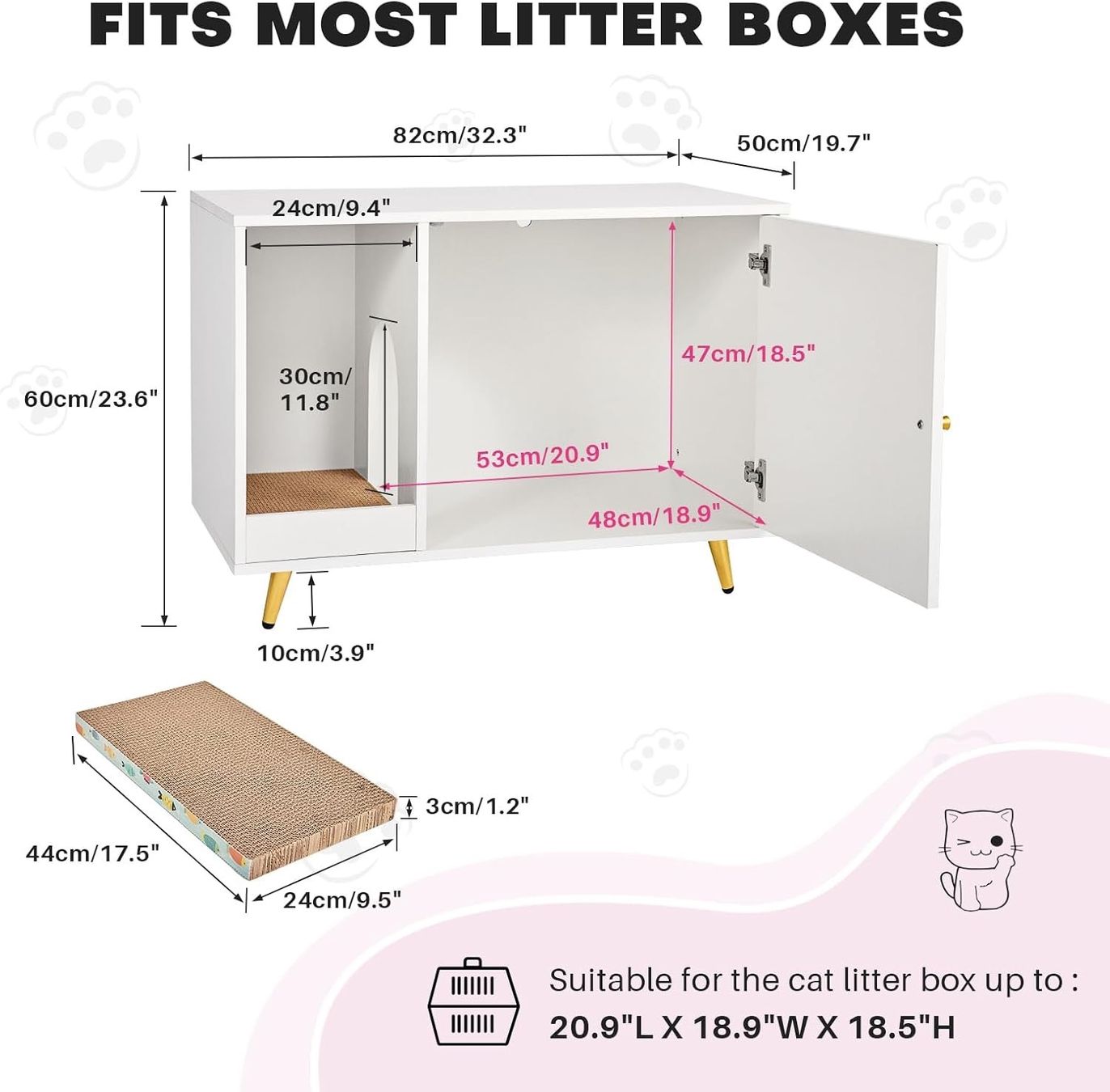 Cassettiere: Meuble pour chat, état impeccable! – Usato da Morges venduto da con_jw6n 2