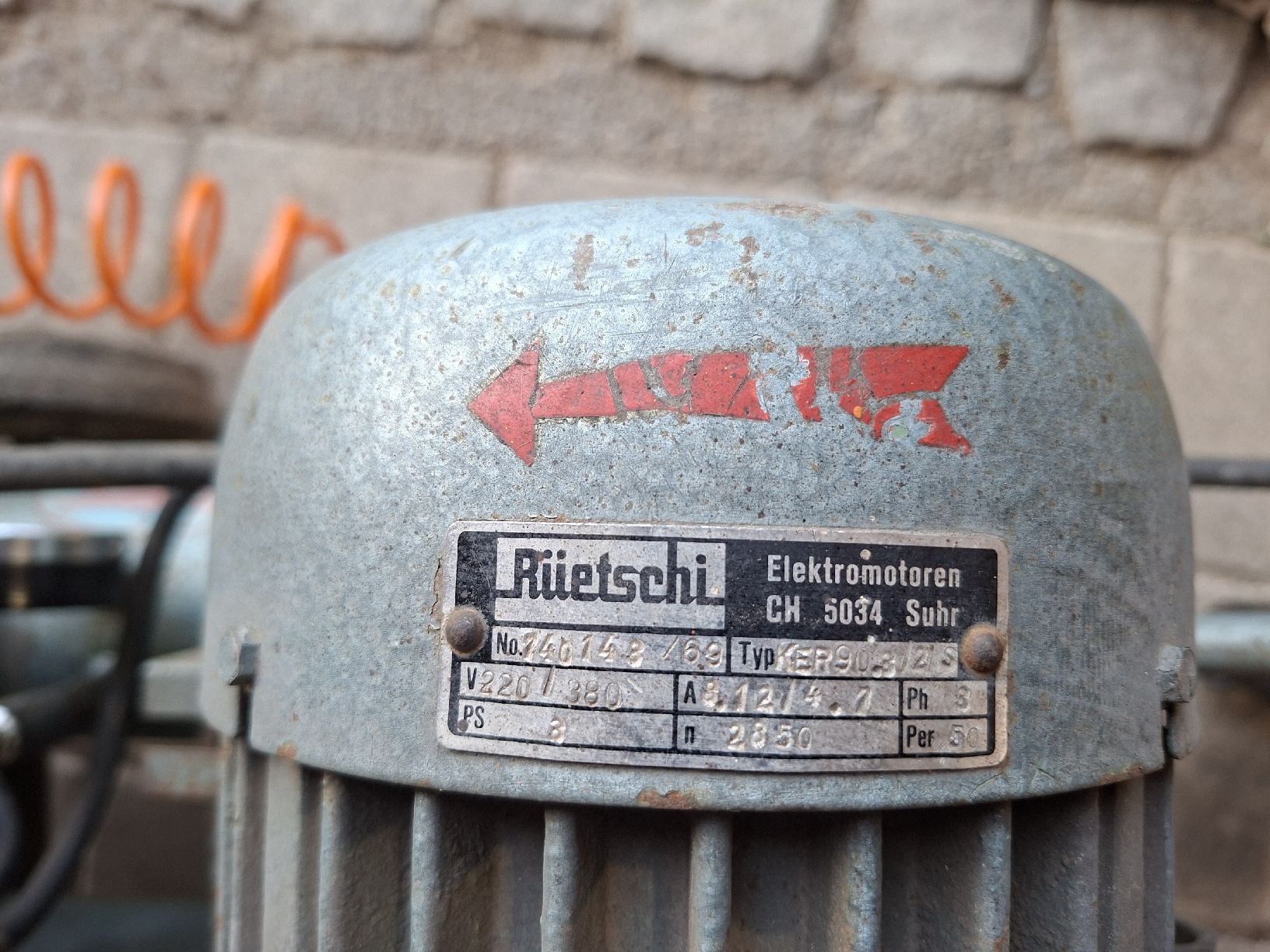 Compressori: Luftkompressor Völkart mit doppelt Kessel  – Usato da Niederuzwil venduto da peter. 3
