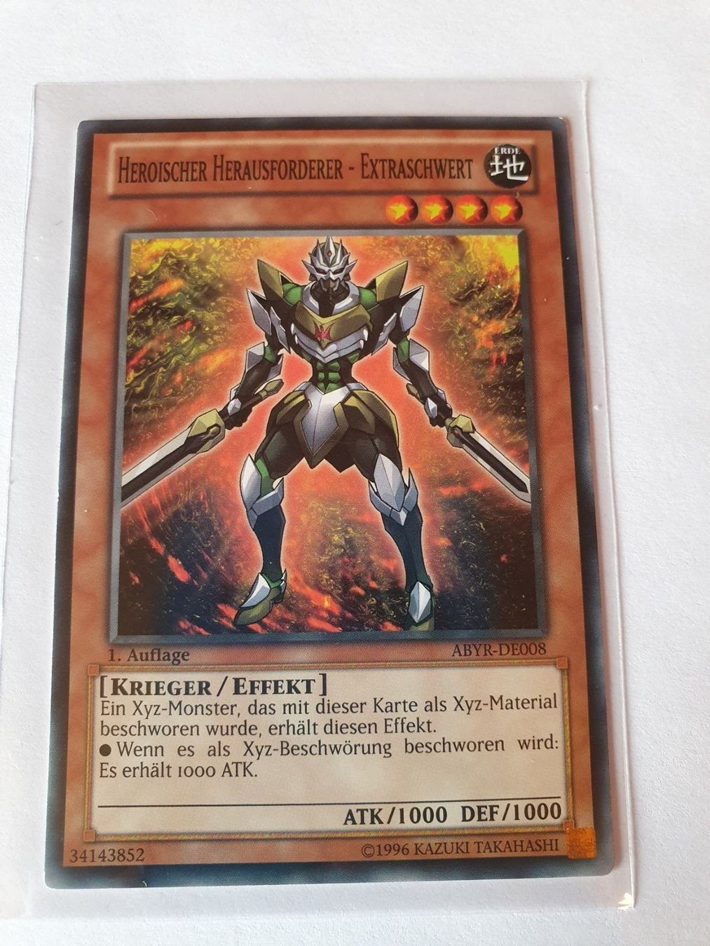 Yugioh Carte collezionabili: Heroischer Herausforderer Extraschwert – Usato da Oberdorf BL venduto da BaldenEagle