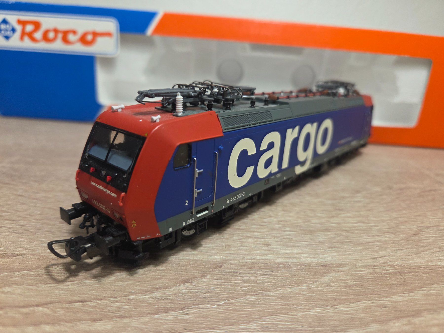 Roco Modellini di ferrovie: Roco 63592 E-Lok Re 482 Cargo SBB H0 – Usato da St-Aubin-Sauges venduto da Lo_Go 2