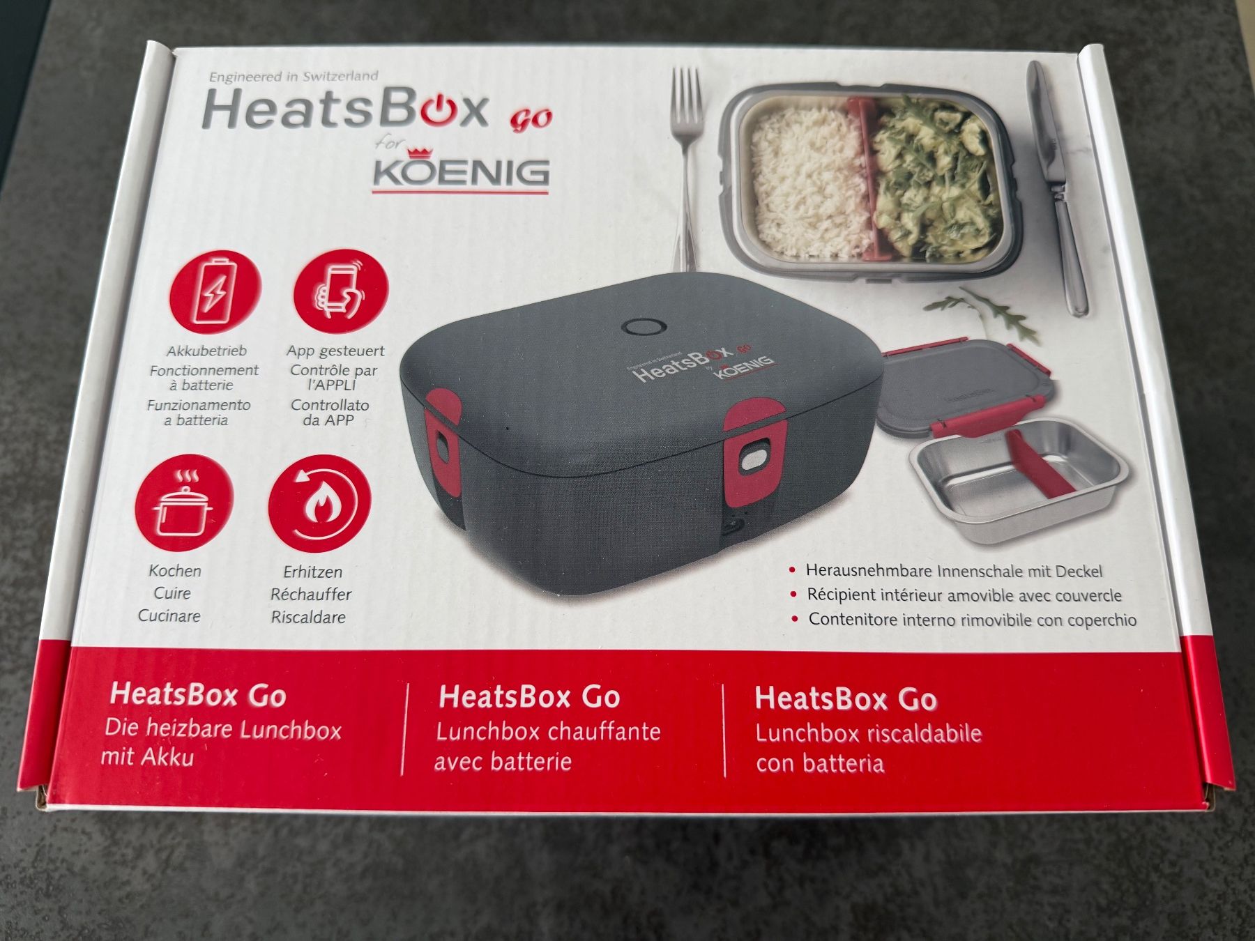 Cuisines complètes: HeatsBox Go – Neuf avec emballage d'origine à Niederwil SG par schj-098