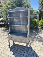 Regal mit Schublade Shabby Chic Grau 80x150x39cm