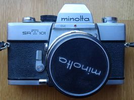Fotokamera Minolta Srt 101, mit Zubehör