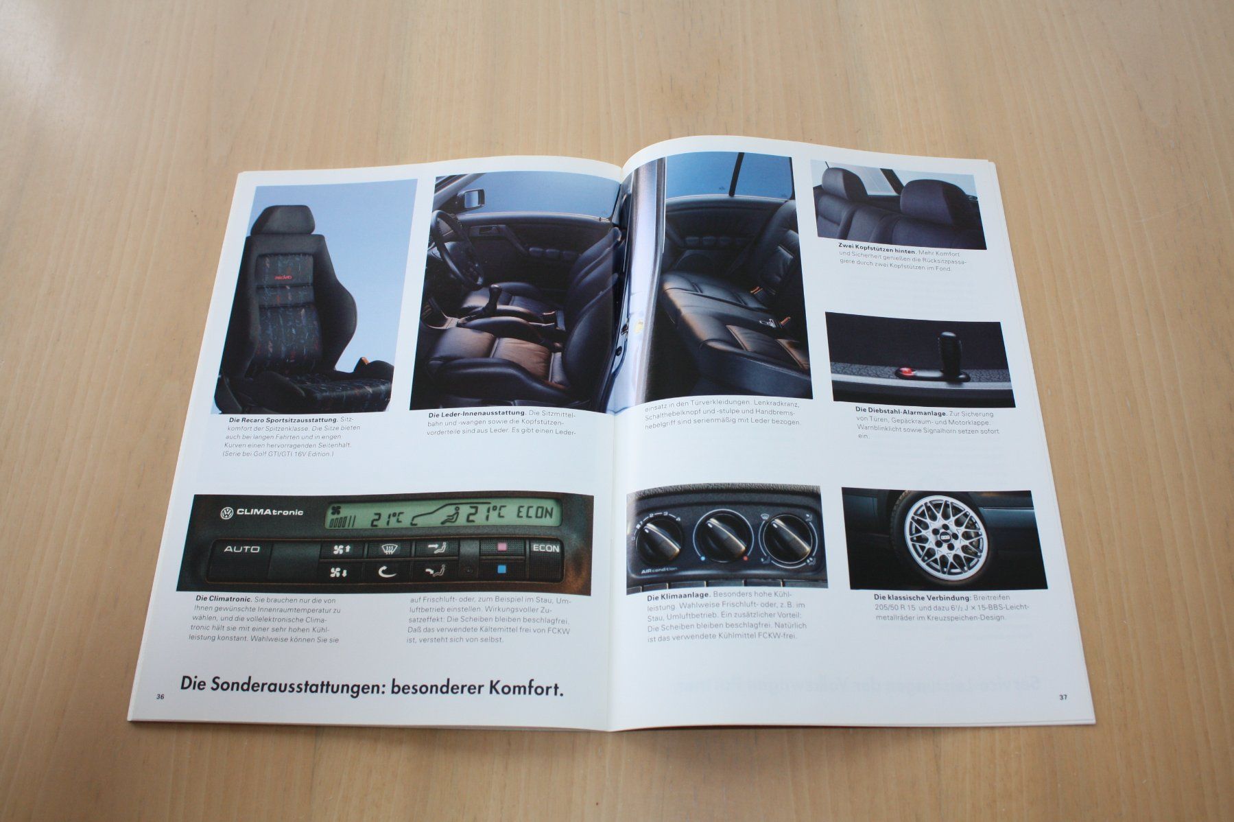 VW Documenti: VW Golf GTI Prospekt 1/1996 – Usato da Wikon venduto da erwin400 9