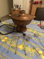 Appareil à fondue électrique cuivre « Melior Type MC – Swiss