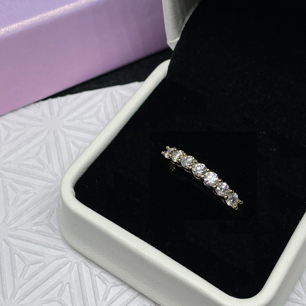 Anelli: Moissanite-Diamant Ring, Silber 0.7 ct - Gr. 62 – Nuovo (secondo la descrizione) da Thun venduto da Creative-Art-Tess 1